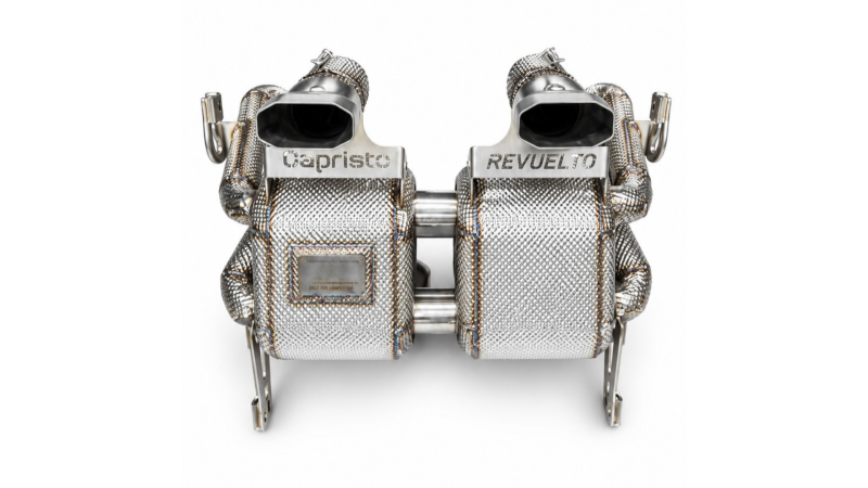 Photo of Capristo Valved Sport Exhaust with Catless Downpipes for the Lamborghini Revuelto - Image 1